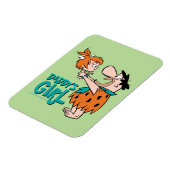 Magnet Flexible Les Pierrafeu | Fred & Pebbles - La fille de papa (Côté Gauche)