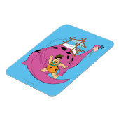 Magnet Flexible Les Pierrafeu | Fred Sliding Down Tail (Côté Gauche)