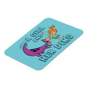 Magnet Flexible Les Pierrafeu | Galets & Dino Play Ball (Côté Gauche)