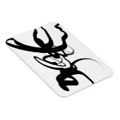 Magnet Flexible Les Plongeurs : Noir Abstrait et Blanc (Côté Droit)