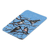 Magnet Flexible Les poulets en hiver (Côté Gauche)