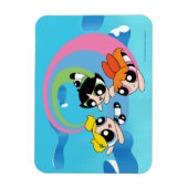 Magnet Flexible Les Puissantes Filles Volent Dans Le Ciel (Vertical)