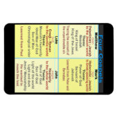 Magnet Flexible Les quatre évangiles (Horizontal)