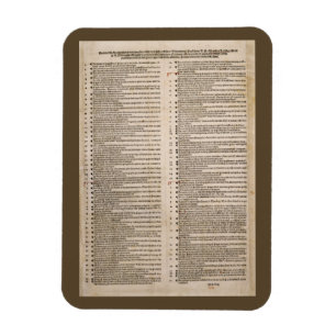 Magnet Flexible Les Quatre-Vingt-Quinze Thèses (Martin Luther)