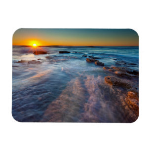 Magnet Flexible Les rayons du soleil illuminent l'océan Pacifique