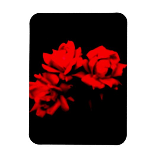 Magnet Flexible Les roses de sang dans l'obscurité (Vertical)