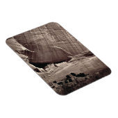 Magnet Flexible Les ruines antiques du Canyon de Chelle, 1873 (a (Côté Droit)