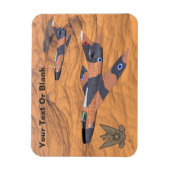 Magnet Flexible Les Super Mystères Israéliens Sur Le Désert (Vertical)