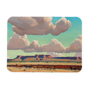 Magnet Flexible Les vastes terres de Navajo par Maynard Dixon