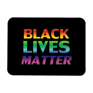 Magnet Flexible "les vies noires comptent" Fierté lgbtq lgbt noir