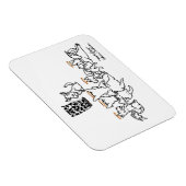 Magnet Flexible Les Visiteurs (Côté Droit)