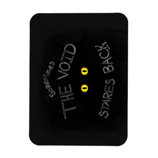 Magnet Flexible Les yeux vides de retour (Vertical)