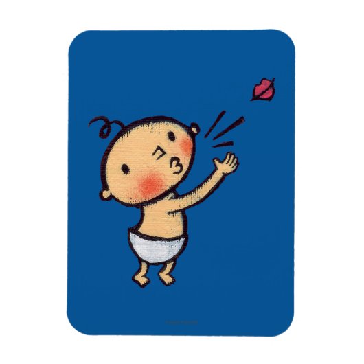 Magnet Flexible Leslie Patricelli Blow a Kiss Baby (Vertical)