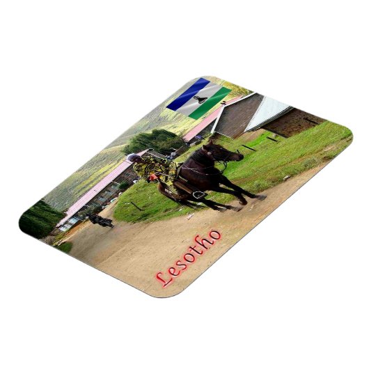 Magnet Flexible Lesotho - Basotho - (Côté Gauche)