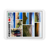 Magnet Flexible Lesotho - I Love - (Horizontal)