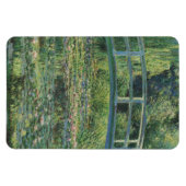 Magnet Flexible L'étang À Eau, Peinture À L'Huile Paysagère, Monet (Horizontal)