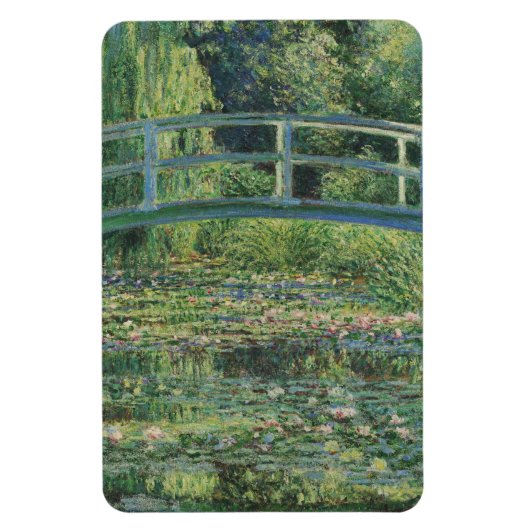 Magnet Flexible L'étang À Eau, Peinture À L'Huile Paysagère, Monet (Vertical)