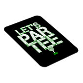 Magnet Flexible Let's Par Tee Golf Funny Golfing Party (Côté Droit)