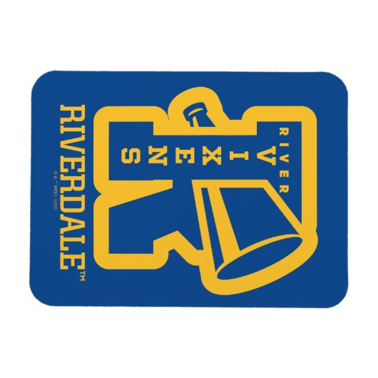 Magnet Flexible Letterman River Vixens (Horizontal)