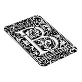 Magnet Flexible Lettre B Monogramme médiéval Vintage (Côté Droit)