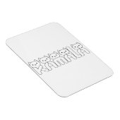 Magnet Flexible LETTRE Cat DE Kamala Président 2024 (Côté Droit)