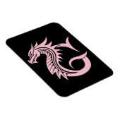 Magnet Flexible Lettre G de style dragon, alphabet du dragon, mono (Côté Droit)
