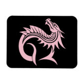 Magnet Flexible Lettre G de style dragon, alphabet du dragon, mono (Horizontal)
