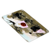 MAGNET FLEXIBLE LETTRE VALENTINE ROMANTIQUE, SCEAU DE CIRE ROUGE (Côté Droit)