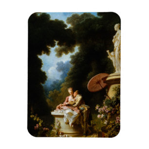 Magnet Flexible Lettres d'amour par Jean Honore Fragonard