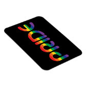 Magnet Flexible Lettres de ballon Rainbow Pride (Côté Droit)