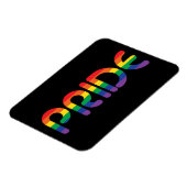 Magnet Flexible Lettres de ballon Rainbow Pride (Côté Gauche)