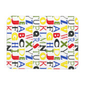 Magnet Flexible Lettres de couleur vive de Megan Meagher (Horizontal)