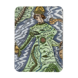 MAGNET FLEXIBLE L'EUROPE EN REINE, 1588