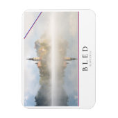 Magnet Flexible Levée de soleil de Foggy au lac Bled (Vertical)