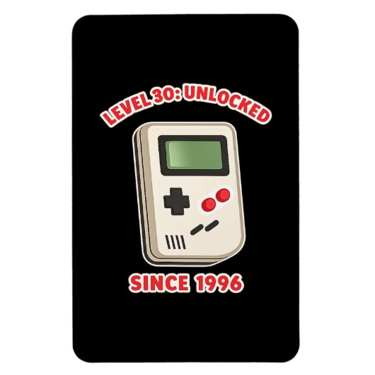 Magnet Flexible Level 30: Unlocked Since 1996 (Vertical)