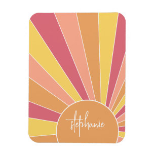 Magnet Flexible Lever de soleil à bande rétro - pastel rainbow scr
