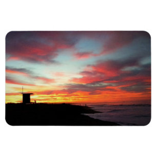 Magnet Flexible Lever de soleil à Newport Beach, Californie