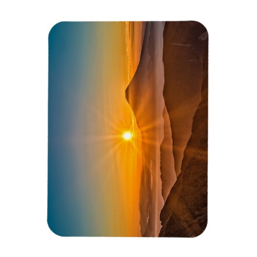 Magnet Flexible Lever de soleil entre les collines (Vertical)