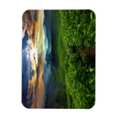 Magnet Flexible Lever de soleil sur la ferme de thé (Vertical)