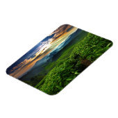 Magnet Flexible Lever de soleil sur la ferme de thé (Côté Gauche)