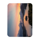 Magnet Flexible Lever de soleil sur le lac Léman Aimant rectangula (Vertical)