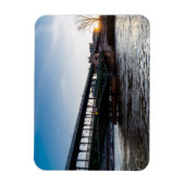 Magnet Flexible Lever de soleil sur le pont Bir-Hakeim en hiver - (Vertical)