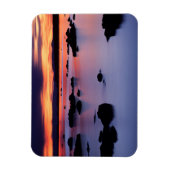 Magnet Flexible Lever du soleil au point noir du lac Mono (Vertical)