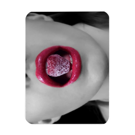 Magnet Flexible Lèvres fraises (Vertical)