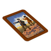Magnet Flexible Lewis et Clark Explorer l'Ouest (Côté Droit)