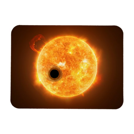 Magnet Flexible L'Exoplanet Wasp-107b Est Un Géant De Gaz (Horizontal)