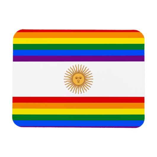 Magnet Flexible LGBT Argentine (Horizontal)