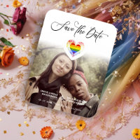 LGBT Pride Rainbow Heart Lesbian Gay Photo