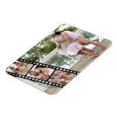 Magnet Flexible LGBTQ 4 PHOTO Filmstrip Enregistrer la date (Côté Gauche)