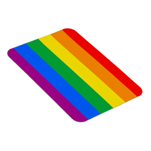 Magnet Flexible LGBTQ+ Arc-en-ciel (Côté Droit)